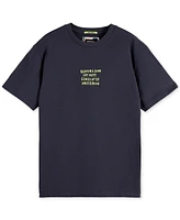 Scotch & Soda Men's Relaxed Fit Short Sleeve Crewneck Art Class Graphic T-Shirt