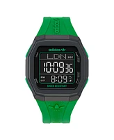 adidas Unisex Analog Green Resin Watch, 48mm