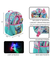 Disney Lilo & Stitch 5-Piece Backpack & Lunchbox Set