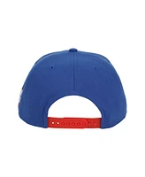 Marvel Men's Universe Captain America A Logo Blue Snapback Hat-osfa