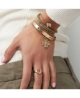 Lucky Four Leaf Clover Bracelet