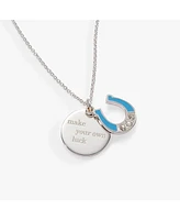 Make Your Own Luck Duo Charm Pendant Necklace Necklace
