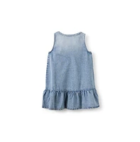 Cotton On Little Girls Little/Big Betty Bow Sleeveless Denim Dress
