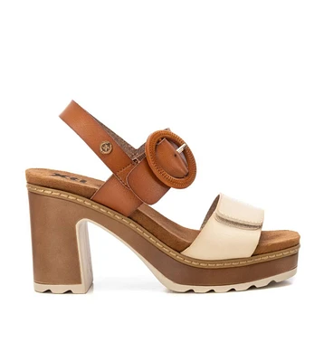 Women's Heeled Platform Sandals By Xti