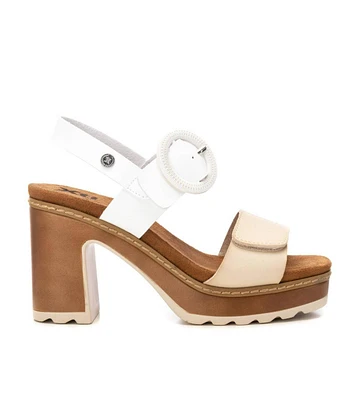 Women's Heeled Platform Sandals By Xti