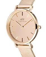 Daniel Wellington Women's Analog Rose Gold Tone Stainless-Steel Watch, 28mm