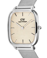 Daniel Wellington Men's Analog Silver Tone Stainless-Steel Watch, 32mm