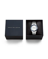 Daniel Wellington Men's Analog Silver Tone Stainless-Steel Watch