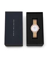 Daniel Wellington Women's Analog Rose Gold Tone Stainless-Steel Watch, 32mm