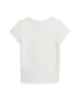 Polo Ralph Lauren Toddler and Little Girls Bear Jersey T-Shirt