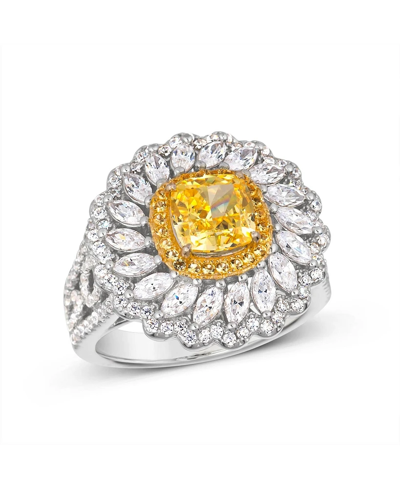 Anna Zuckerman La Maya Cz Crystalline Ring