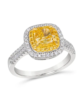 Anna Zuckerman Lucia Brilliante Ring Canary Yellow