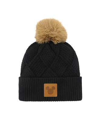 Disney Mickey Mouse Black Cuff Beanie