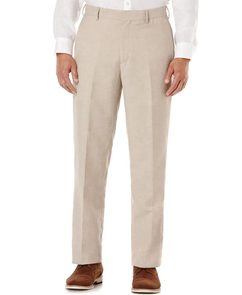 Cubavera Men's Linen Blend Flat Front Pant