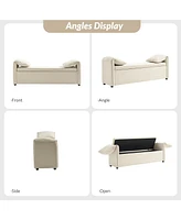 Alberto Modern Storage Bench with Ample Storage Space