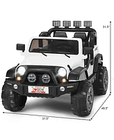 12V 2 Seater Kids Ride On Car with Storage Room
