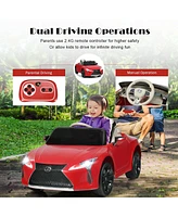 Lexus LC500 Licensed Kids 12V Ride Remote Control Electric Vehicle