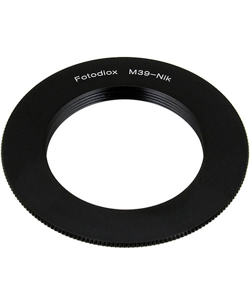 Fotodiox Lens Mount Adapter for M39/L39 Screw Mount Slr Lens to Nikon F Mount Slr Camera Body