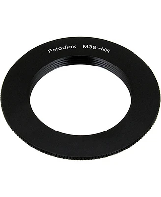 Fotodiox Lens Mount Adapter for M39/L39 Screw Mount Slr Lens to Nikon F Mount Slr Camera Body