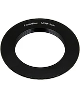 Fotodiox Lens Mount Adapter for M39/L39 Screw Mount Slr Lens to Nikon F Mount Slr Camera Body