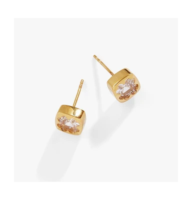Crystal Clover Mini Studs