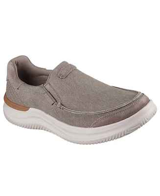 Skechers Men's Relaxed Fit: Hasting - Vigo Moc Toe Loafer Slip-On Extra Wide Width Casual Sneakers from Finish Line