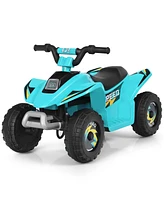 6V Kids Electric Atv 4 Wheels Ride-On Toy