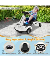 6V Kids Ride on Drift Car with 360° Spin and 2 Adjustable Heights