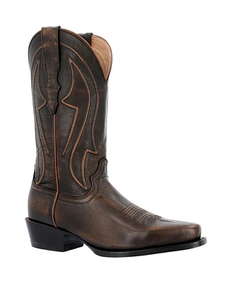 Durango Men's Santa Fe Whiskey Barrel Brown Western Boot