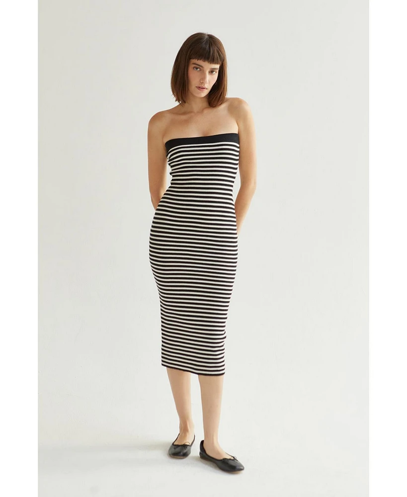 Crescent Women's Krissa Knit Tube Dress