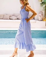 Cupshe Women's Spring Breeze Striped Jumpsuit