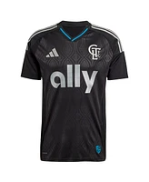 Adidas Men's Patrick Agyemang Black Charlotte Fc 2025 Fortress Kit Replica Player Jersey
