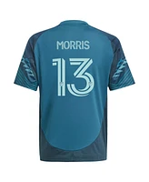 Adidas Big Boys and Girls Jordan Morris Blue Seattle Sounders Fc 2025 The Salish Sea Kit Replica Player Jersey