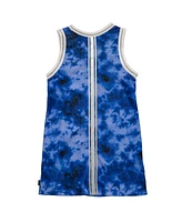 Mitchell & Ness Women's Blue Philadelphia 76ers Hardwood Classics Galaxy Jersey Tank Top Dress