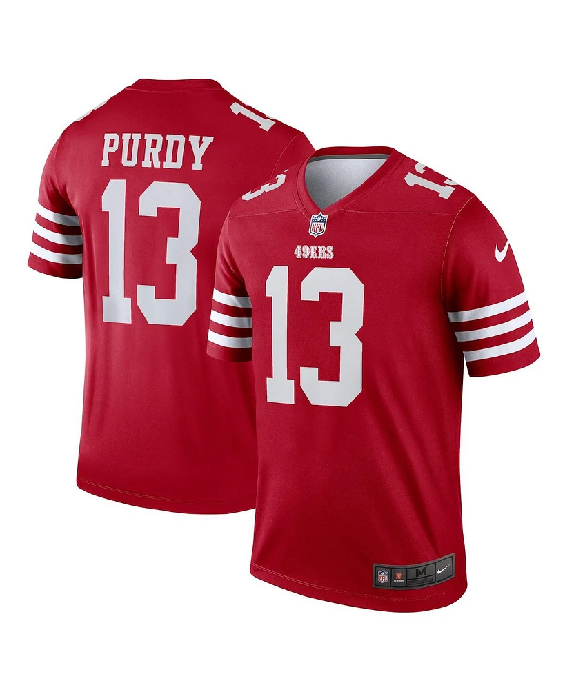 Nike Men's Brock Purdy Scarlet San Francisco 49ers Team Legend Jersey