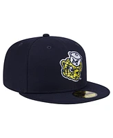 New Era Men's Navy Michigan Wolverines Vault 59FIFTY Fitted Hat
