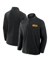 Fanatics Men's Black Pittsburgh Penguins Home Ice Fleece Full-Zip Jacket