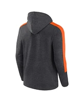 Fanatics Men's Heather Charcoal San Francisco Giants Gains Fleece Full-Zip Hoodie
