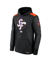 Nike Men's Black San Francisco Giants 2025 City Connect Authentic Collection Performance Pullover Hoodie
