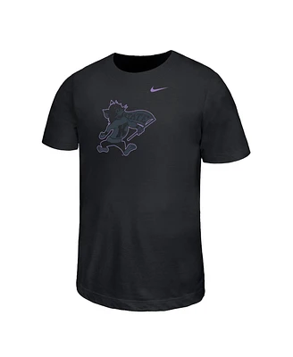 Nike Big Boys and Girls Black Kansas State Wildcats Legend Color Pop Performance T-Shirt