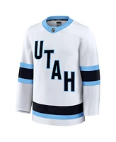 Fanatics Men's White Utah Hockey Club Away Premium Jersey
