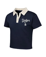 Outerstuff Girls Big Boys and Navy Los Angeles Dodgers Base Trainer Johnny Polo Skort Set