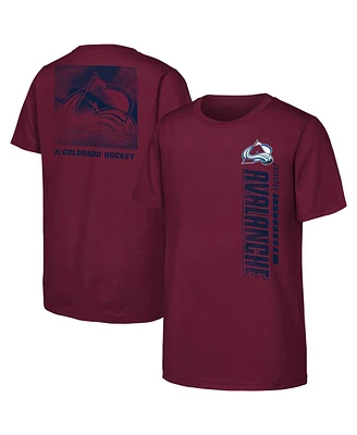 Outerstuff Big Boys and Girls Burgundy Colorado Avalanche Atmosphere T-Shirt