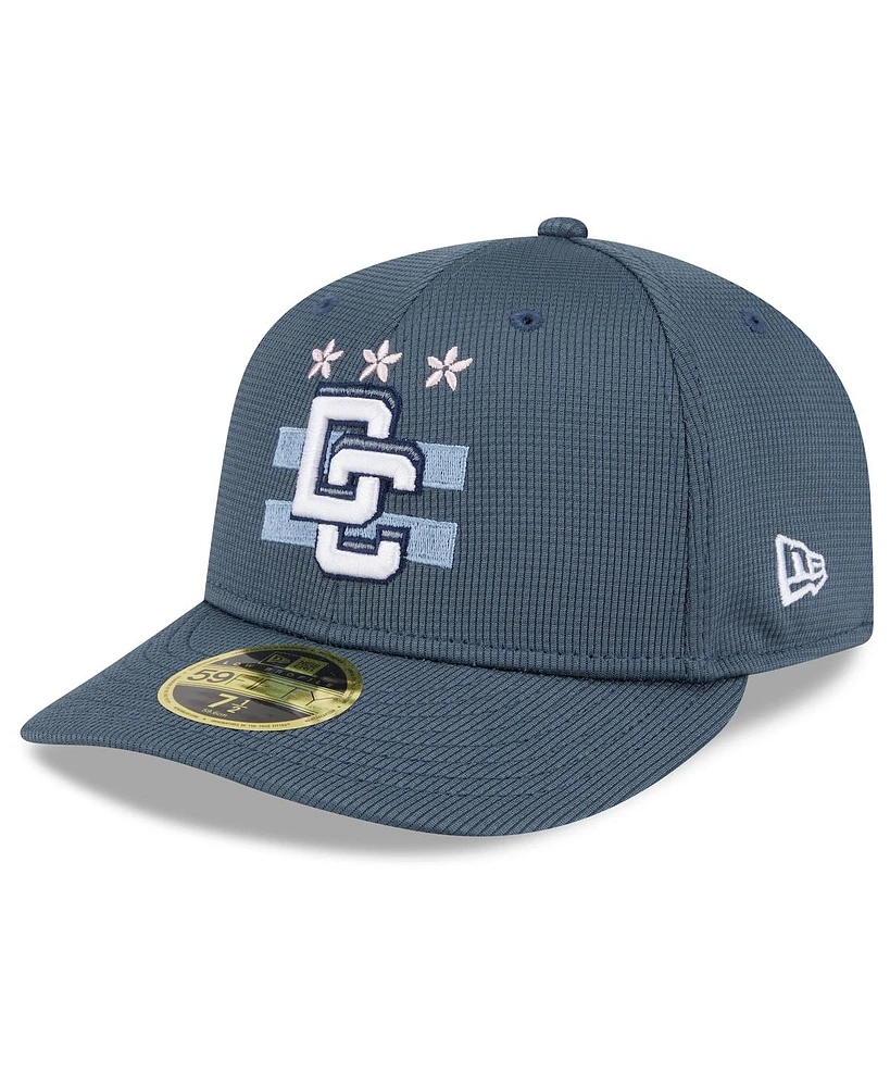 New Era Men's Blue Washington Nationals 2025 City Connect Batting Practice Low Profile 59FIFTY Fitted Hat