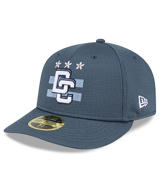 New Era Men's Blue Washington Nationals 2025 City Connect Batting Practice Low Profile 59FIFTY Fitted Hat