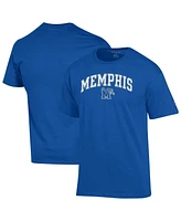 Champion Men's Royal Memphis Tigers Arch Over Logo T-Shirt
