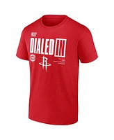 Fanatics Men's Athletic Red Houston Rockets 2025 Southwest Division Champions Locker Room T-Shirt