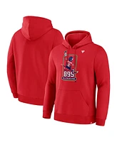 Fanatics Men's Alexander Ovechkin Athletic Red Washington Capitals Nhl All-Time Leading Goal Scorer 895 Logo Pullover Hoodie