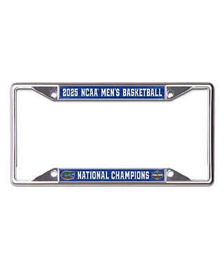 Wincraft Florida Gators 2025 Ncaa Men's Basketball National Champions Laser Cut Metal License Plate Frame