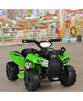 6V Kids Atv Quad Electric Ride On Car with Led Light and MP3